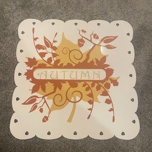Uppercase Living, Mini Punched Metal Tile, Autumn and Spring, Vinyl